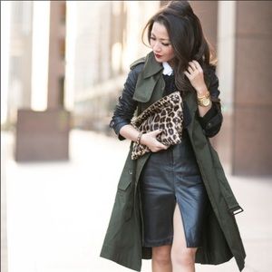 Altuzarra For Target Olive Black Trench Coat